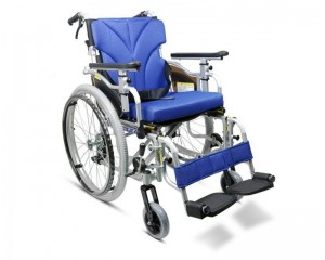 KAWAMURA日本河村多功能大輪輪椅 (藍)